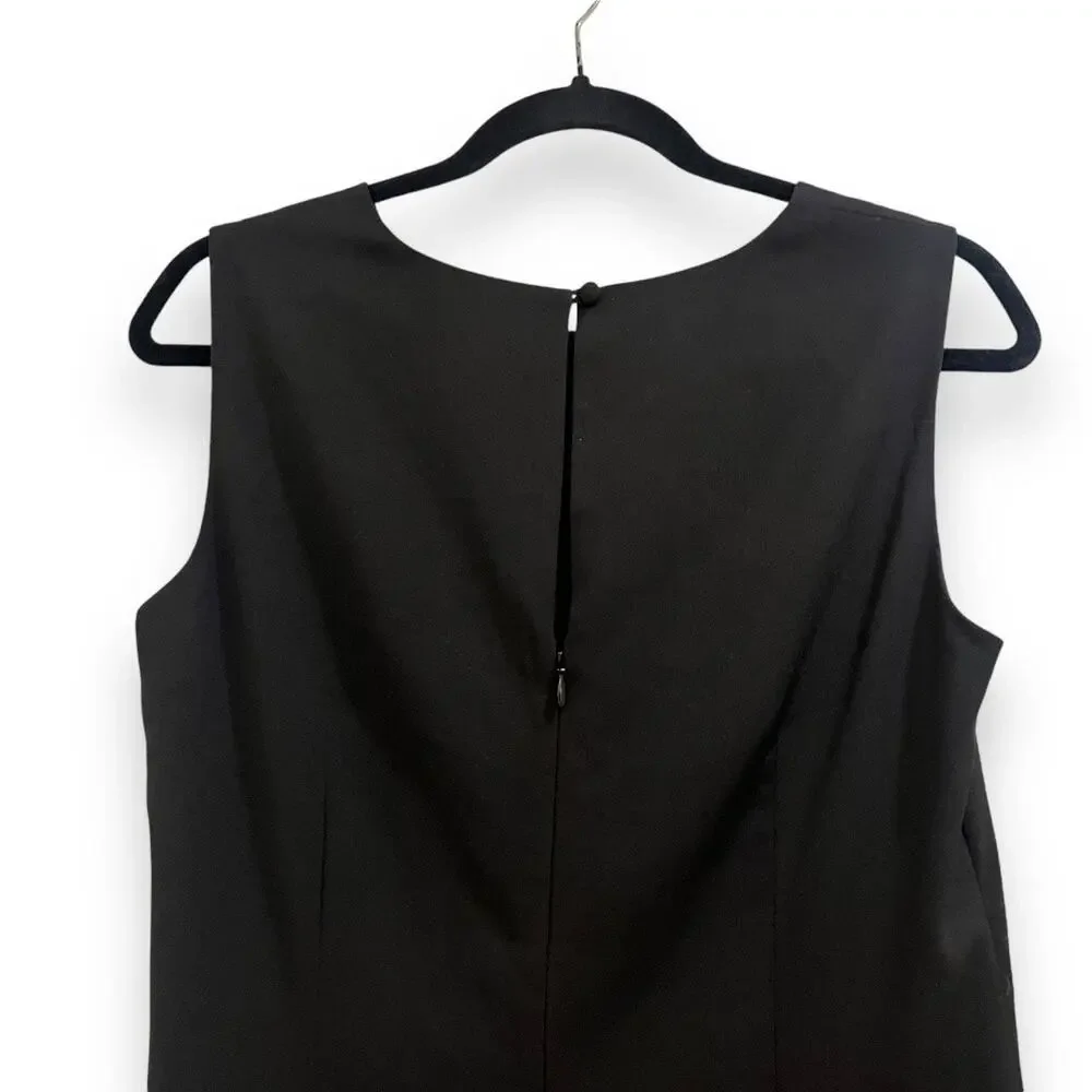 White House Black Market sleeveless Little Black Dress NEW - Picture 3 of 11